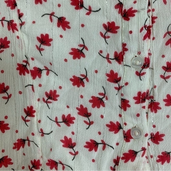 Peek Dress Girl’s Size 8 Leaves Metallic Threads boho Long Sleeve - Picture 14 of 14